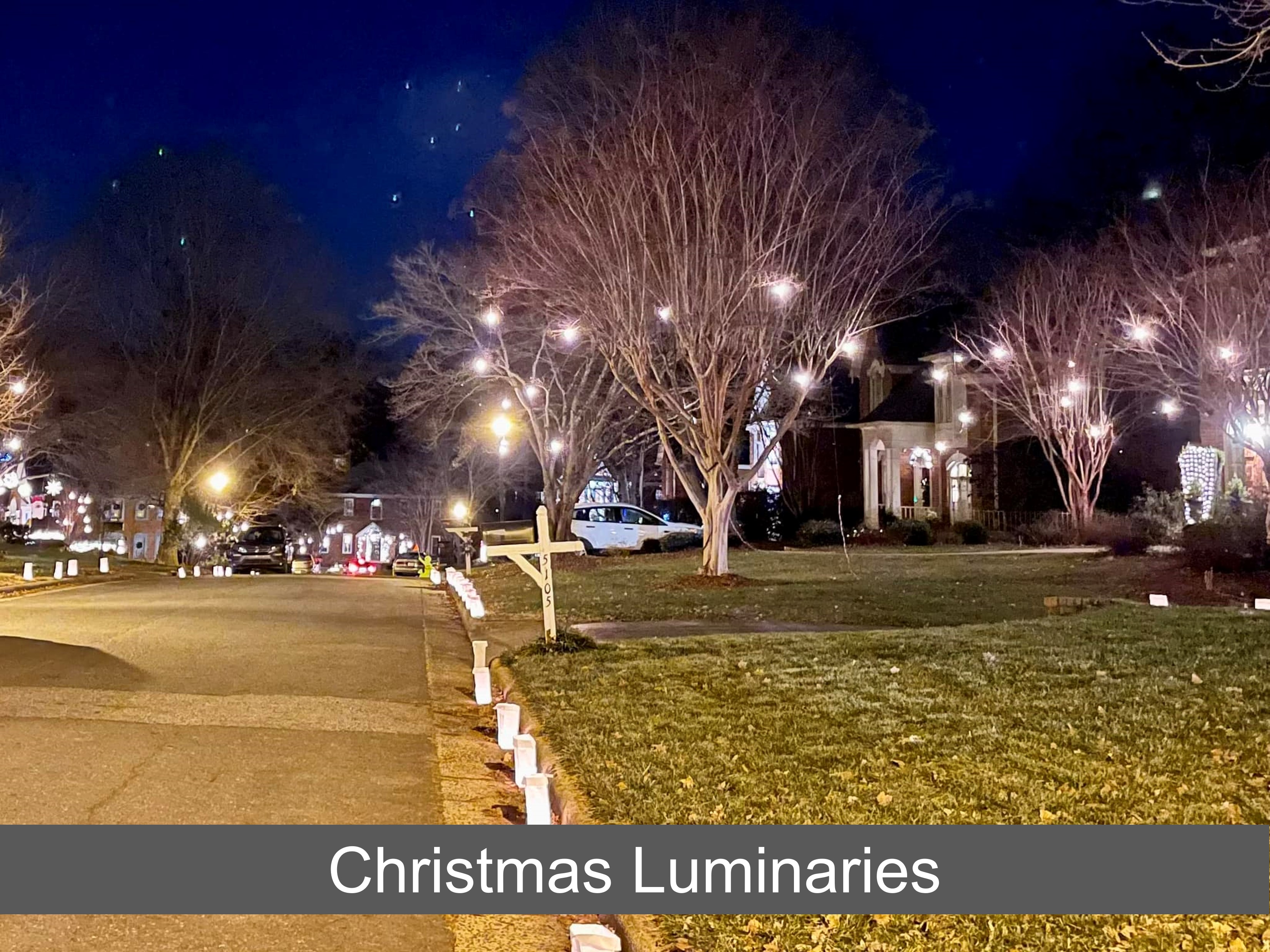 Christmas luminaries